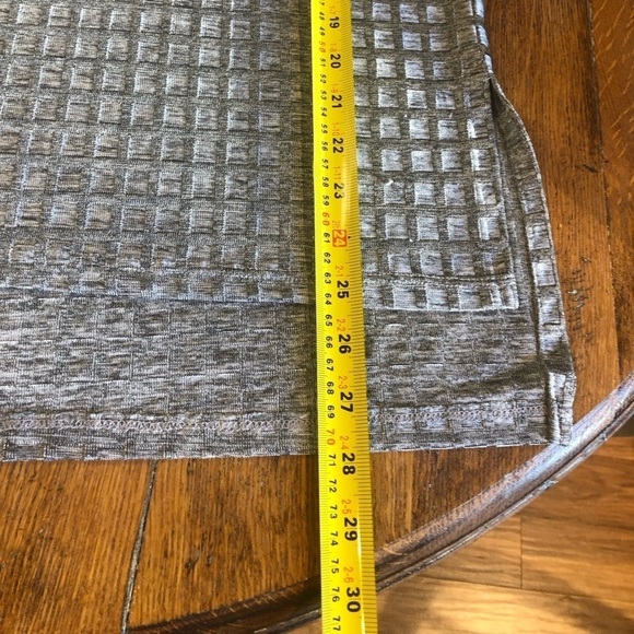 Zara silver metallic geometric tunic - Picture 6 of 6